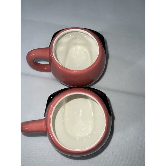 Hyde & Eek Pink Skull Earthenware Coffee Cups Mugs Target Set Of 2 - Picture 6 of 8
